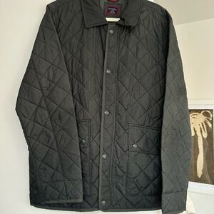 UNTUCKit Men's Quilted Dark Gray Jacket